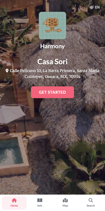 Casa Sori guide, Harmony